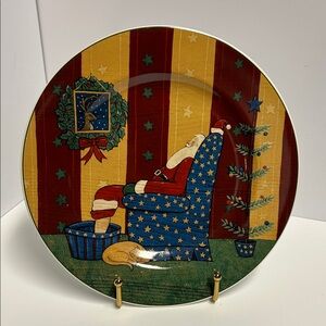 Warren Kimble Holiday Cheer Plate ❤️
